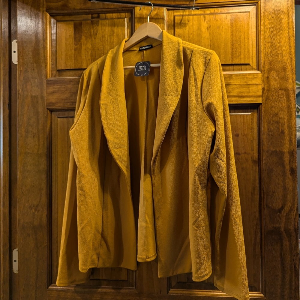 HEIMISH USA Mustard Yellow Blazer